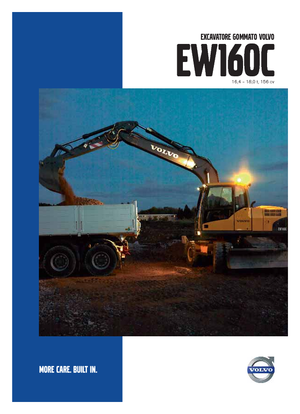 Excavatoare pe roți Volvo EW160C