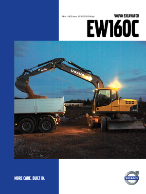 Excavatoare pe roți Volvo EW160C