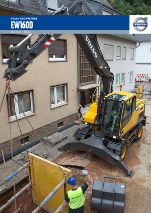 Excavatoare pe roți Volvo EW160D