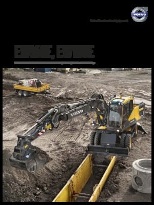Excavatoare pe roți Volvo EW160E