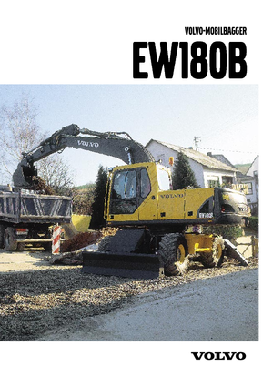 Excavatoare pe roți Volvo EW180B
