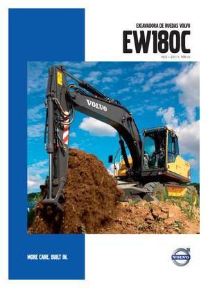 Excavatoare pe roți Volvo EW180C