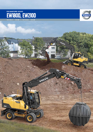 Excavatoare pe roți Volvo EW210D