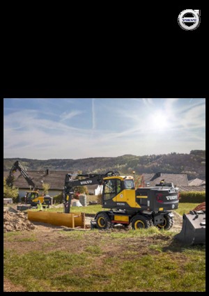 Excavatoare pe roți Volvo EW180E