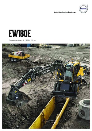 Excavatoare pe roți Volvo EW180E