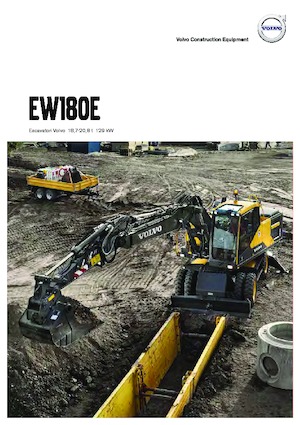 Excavatoare pe roți Volvo EW180E