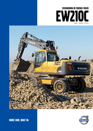 Excavatoare pe roți Volvo EW210C