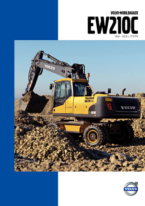 Excavatoare pe roți Volvo EW210C