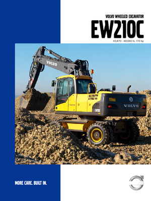 Excavatoare pe roți Volvo EW210C