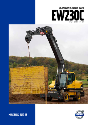 Excavatoare pe roți Volvo EW230C