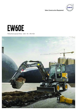 Excavatoare pe roți Volvo EW60E 