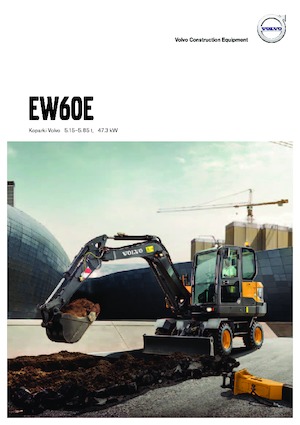 Excavatoare pe roți Volvo EW60E 