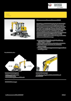 Excavatoare pe roți Wacker Neuson EW 65