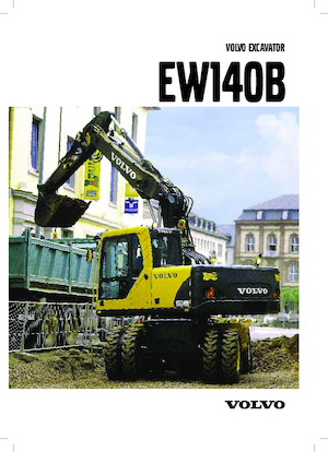 Excavatoare pe roți Volvo EW140B