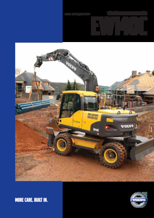 Excavatoare pe roți Volvo EW140C