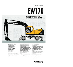 Excavatoare pe roți Volvo EW170