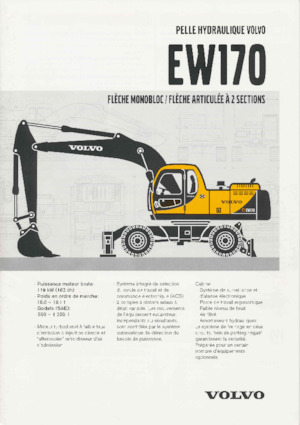 Excavatoare pe roți Volvo EW170