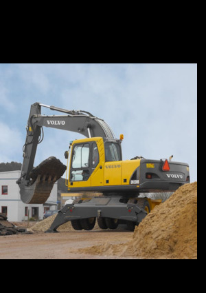 Excavatoare pe roți Volvo EW200B
