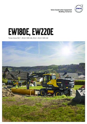 Excavatoare pe roți Volvo EW220E