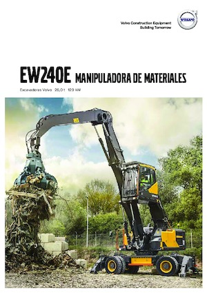 Excavatoare pe roți Volvo EW240E MH