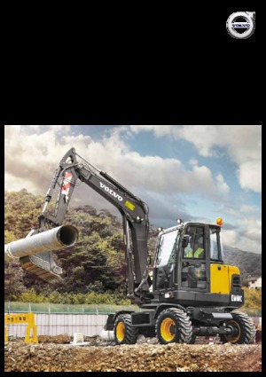 Excavatoare pe roți Volvo EW60E 