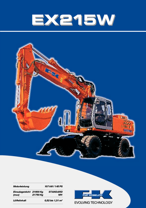 Excavatoare pe roți Fiat Kobelco EX 215 WT