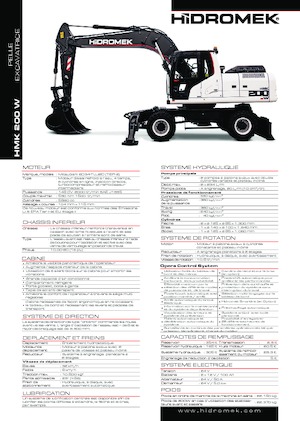 Excavatoare pe roți Hidromek HMK 200 W