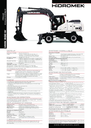 Excavatoare pe roți Hidromek HMK 200 W