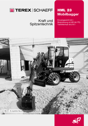 Excavatoare pe roți Terex-Schaeff HML 23