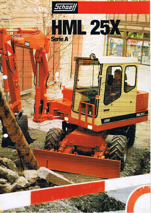 Excavatoare pe roți Terex-Schaeff HML 25 X