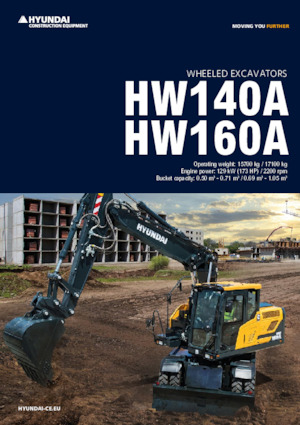 Excavatoare pe roți Hyundai HW140A