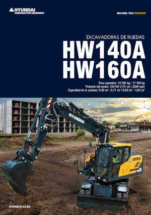 Excavatoare pe roți Hyundai HW140A