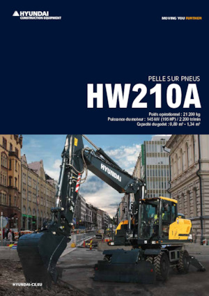 Excavatoare pe roți Hyundai HW210A