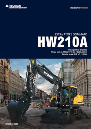 Excavatoare pe roți Hyundai HW210A