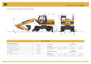 Excavatoare pe roți JCB JS 130 W