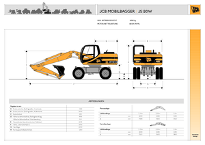 Excavatoare pe roți JCB JS 130 W