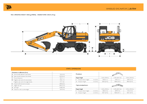 Excavatoare pe roți JCB JS 175 W
