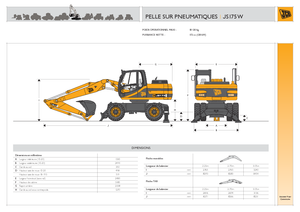 Excavatoare pe roți JCB JS 175 W