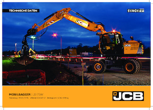 Excavatoare pe roți JCB JS175W