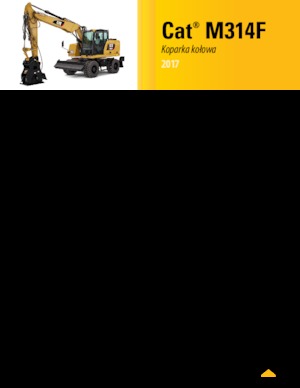 Excavatoare pe roți Caterpillar M314F