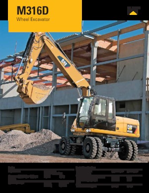 Excavatoare pe roți Caterpillar M316D