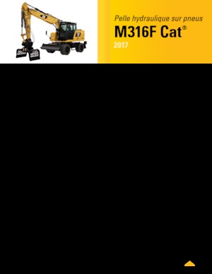 Excavatoare pe roți Caterpillar M316F