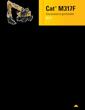 Excavatoare pe roți Caterpillar M317F