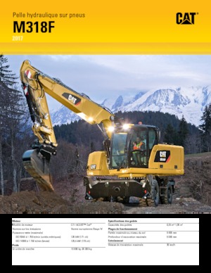 Excavatoare pe roți Caterpillar M318F
