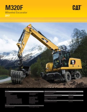 Excavatoare pe roți Caterpillar M320F