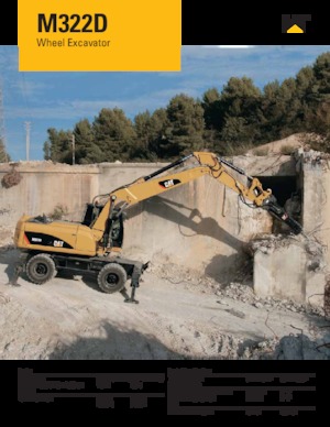Excavatoare pe roți Caterpillar M322D