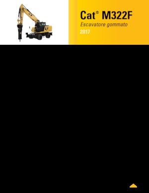 Excavatoare pe roți Caterpillar M322F