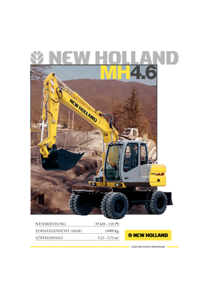 Excavatoare pe roți New Holland MH 4.6