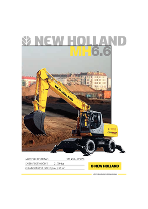 Excavatoare pe roți New Holland MH 6.6