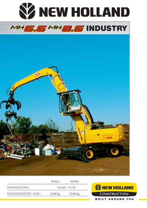 Excavatoare pe roți New Holland MH 8.6